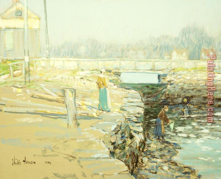 childe hassam The Mill Dam Cos Cob